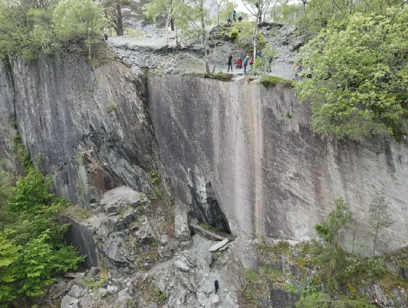Aeriel view of Hodge CLose Quarry
